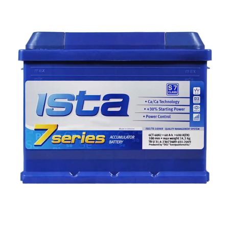 Автомобільний акумулятор ISTA 7 Series  65Ah 640A L+ (L2)