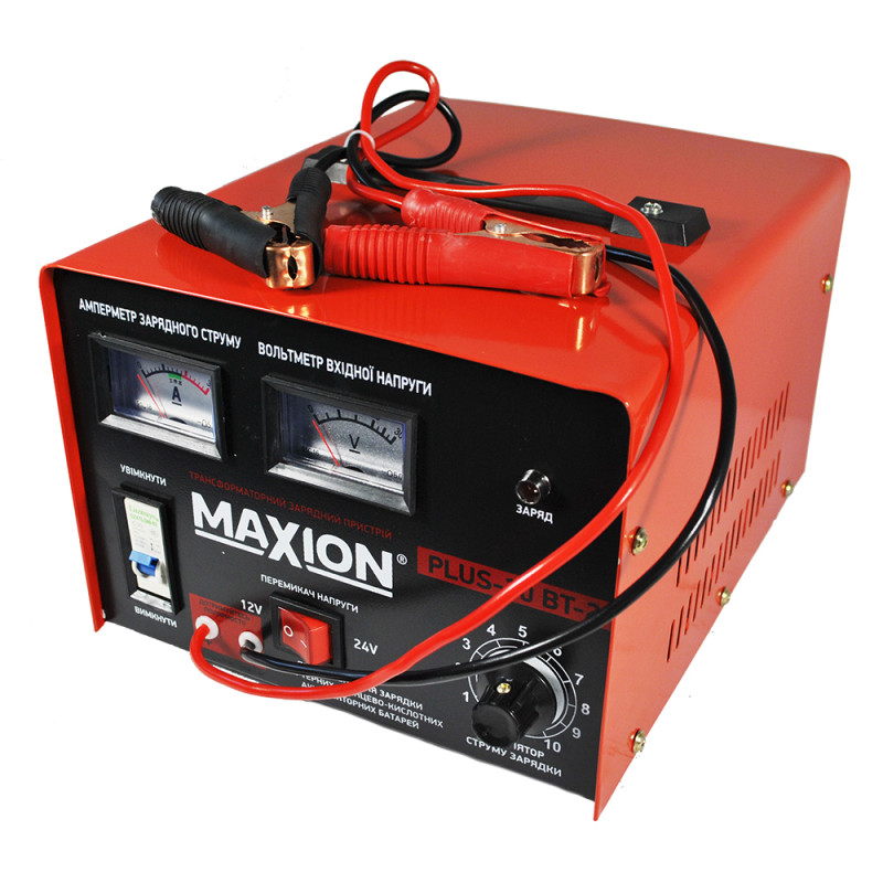 Трансформаторний зарядний  пристрій MAXION PLUS-30ВT-2 (12,24V)