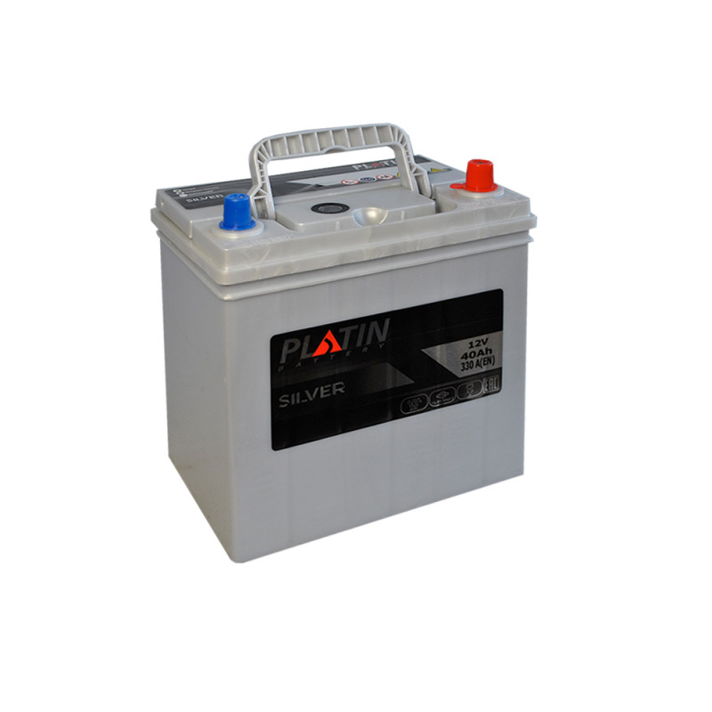 Автомобільний акумулятор PLATIN Silver Asia SMF 40Ah 330A R+ (NS40)