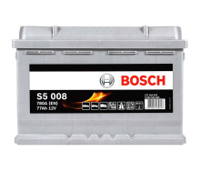 Автомобільний акумулятор BOSCH (S50 080) (L3) 77Ah 780A R+