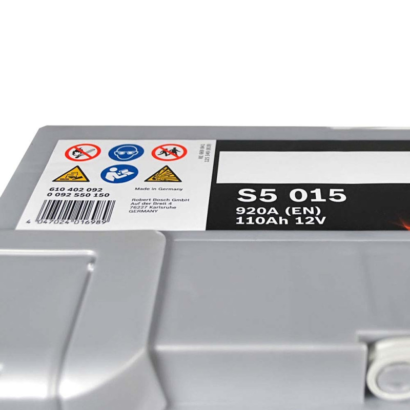 Автомобільний акумулятор BOSCH (S50 150) (L6) 110Ah 920A R+
