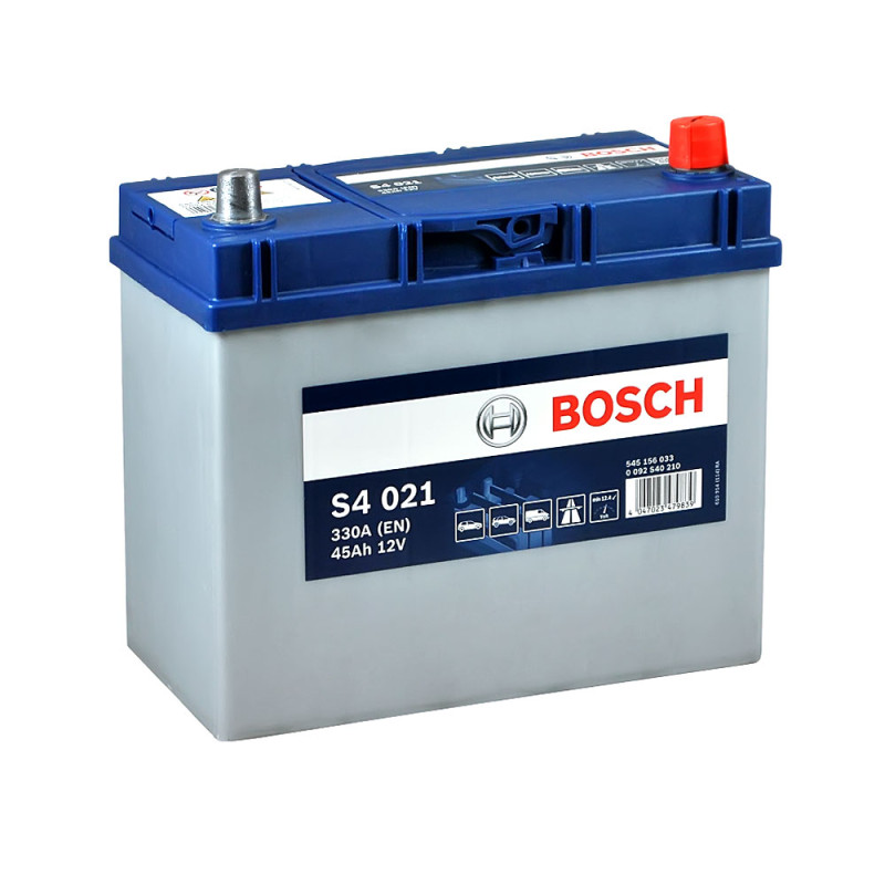Автомобільний акумулятор BOSCH (S40 210) (B24) Asia 45Ah 330A R+