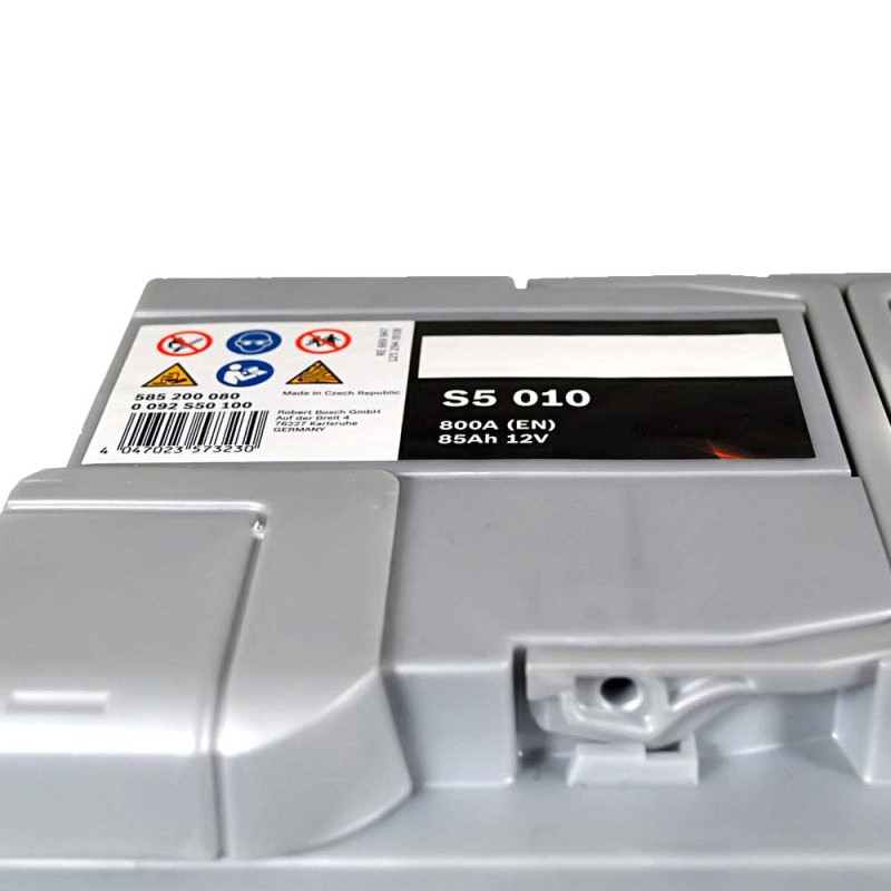 Автомобільний акумулятор BOSCH (S50 100) (LB4) 85Ah 800A R+ (h=175)