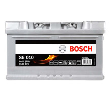 Автомобільний акумулятор BOSCH (S50 100) (LB4) 85Ah 800A R+ (h=175)