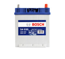 Автомобільний акумулятор BOSCH (S40 300) (B19) Asia 40Ah 330A R+ н.к.