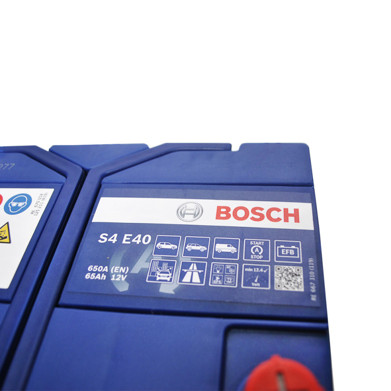 Автомобільний акумулятор BOSCH EFB Asia (S4E 400) (D23) 65Ah 650A R+