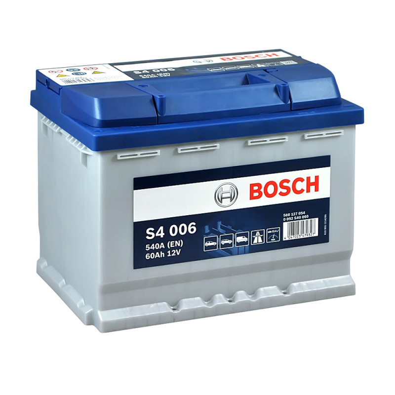 Автомобільний акумулятор BOSCH (S40 060) (L2) 60Ah 540A L+