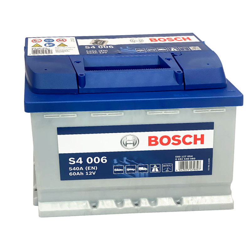 Автомобільний акумулятор BOSCH (S40 050) (L2) 60Ah 540A R+