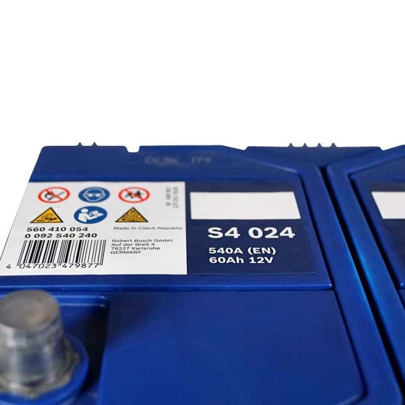 Автомобільний акумулятор BOSCH (S40 240) (D23) Asia 60Ah 540A R+