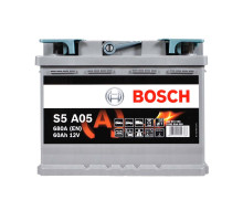 Автомобільний акумулятор BOSCH AGM (S5A 050) (L2) 60Ah 680A R+