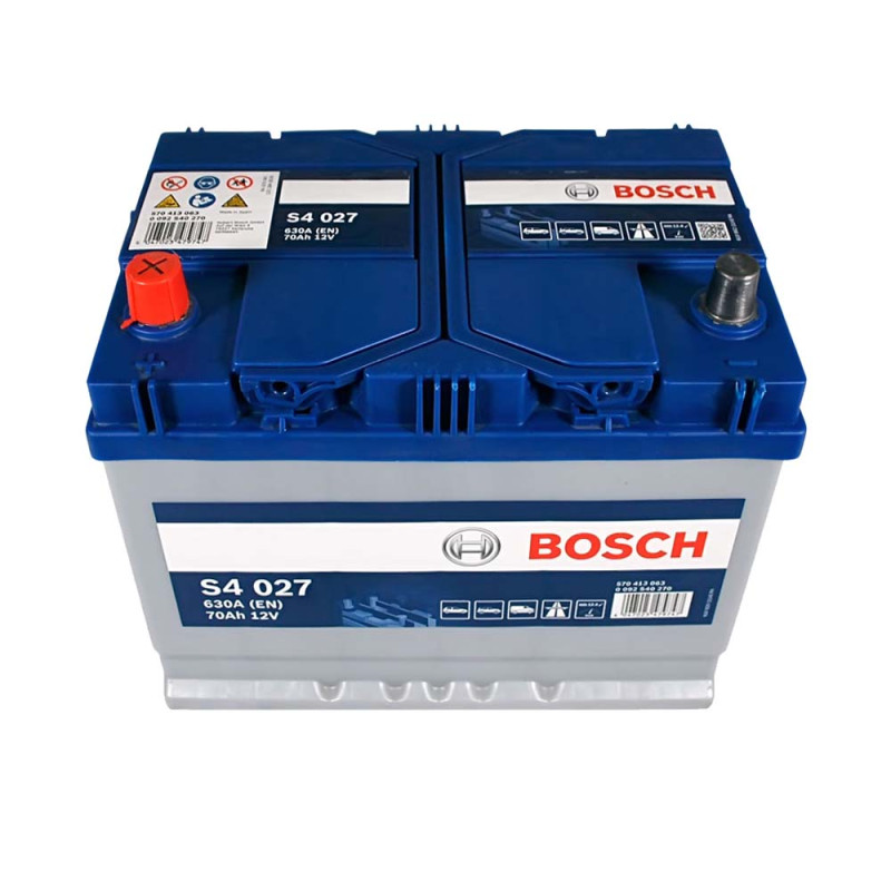 Автомобільний акумулятор BOSCH (S40 270) (D26) Asia 70Ah 630A L+ н.к.