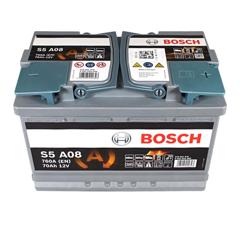 Автомобільний акумулятор BOSCH AGM (S5A 080) (L3) 70Ah 760A R+