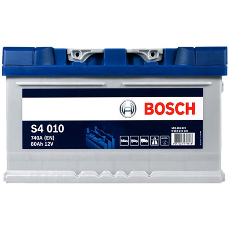 Автомобільний акумулятор BOSCH (S40 100) (LB4) 80Ah 740A R+ (h=175) (LB4)
