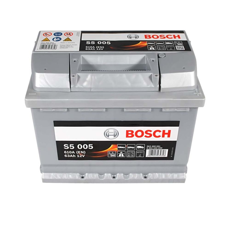 Автомобільний акумулятор BOSCH (S50 050) (L2) 63Ah 610A R+