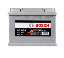 Автомобільний акумулятор BOSCH (S50 050) (L2) 63Ah 610A R+