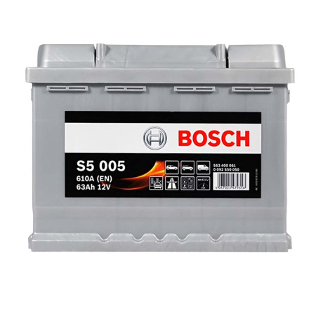 Автомобільний акумулятор BOSCH (S50 050) (L2) 63Ah 610A R+