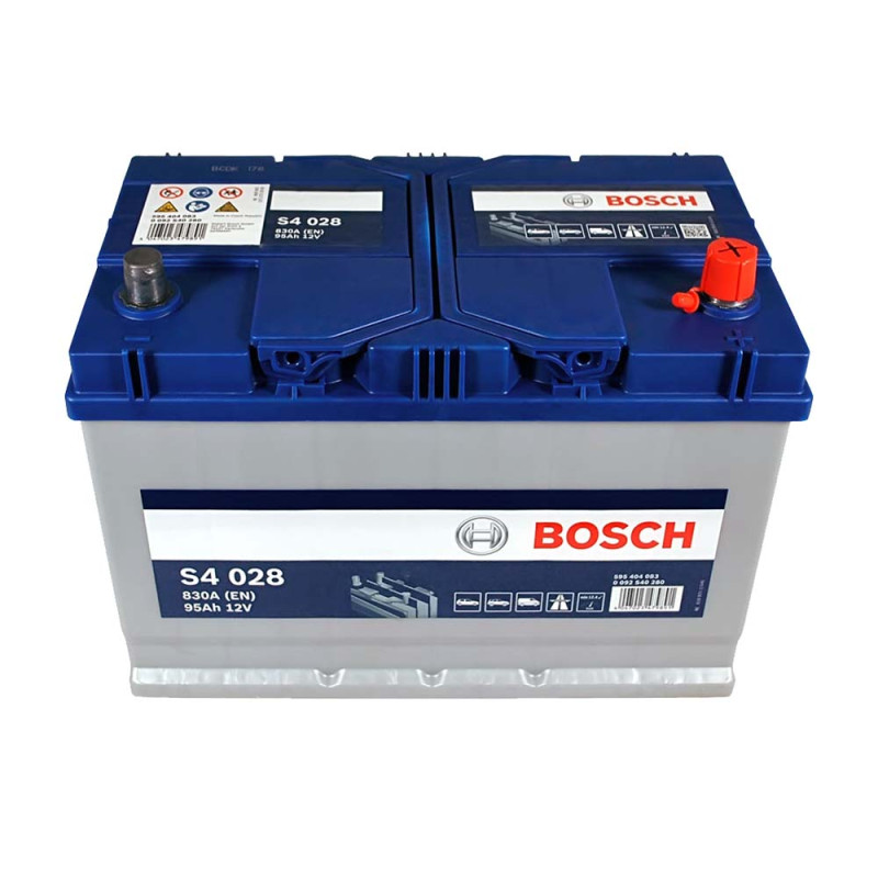 Автомобільний акумулятор BOSCH (S40 280) (D31) Asia 95Ah 830A R+ н.к.