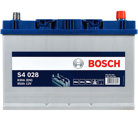 Автомобільний акумулятор BOSCH (S40 280) (D31) Asia 95Ah 830A R+ н.к.