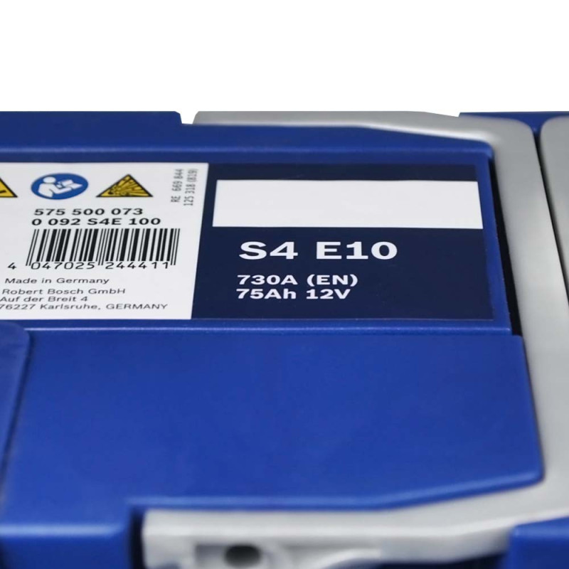 Автомобільний акумулятор BOSCH EFB (S4E 100) (LB4) 75Ah 730A R+ (h=175)