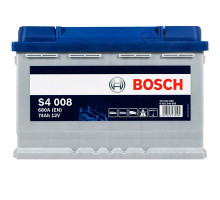 Автомобільний акумулятор BOSCH (S40 080) (L3) 74Ah 680A R+