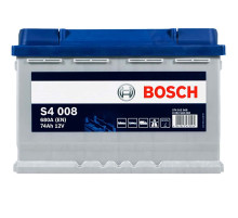 Автомобільний акумулятор BOSCH (S40 080) (L3) 74Ah 680A R+