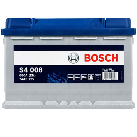 Автомобільний акумулятор BOSCH (S40 080) (L3) 74Ah 680A R+
