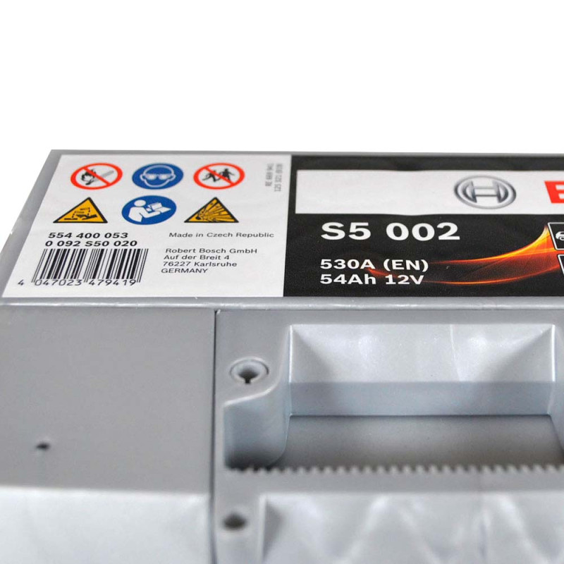 Автомобільний акумулятор BOSCH (S50 020) (L1) 54Ah 530A R+