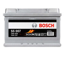 Автомобільний акумулятор BOSCH (S50 070) (LB3) 74Ah 750A R+ (h=175)