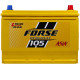Автомобільний акумулятор FORSE Asia 105Ah 940A R+ (правий +) MF (N70) н. до.