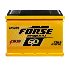 Автомобільний акумулятор FORSE 60Ah 600A L+ (L2)