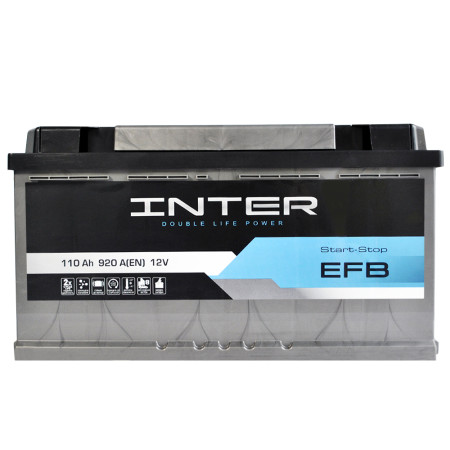 Автомобільний акумулятор INTER EFB 110Ah 920A R+ (L5)