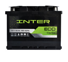 Автомобільний акумулятор INTER Eco 60Ah 480A R+ (L2)