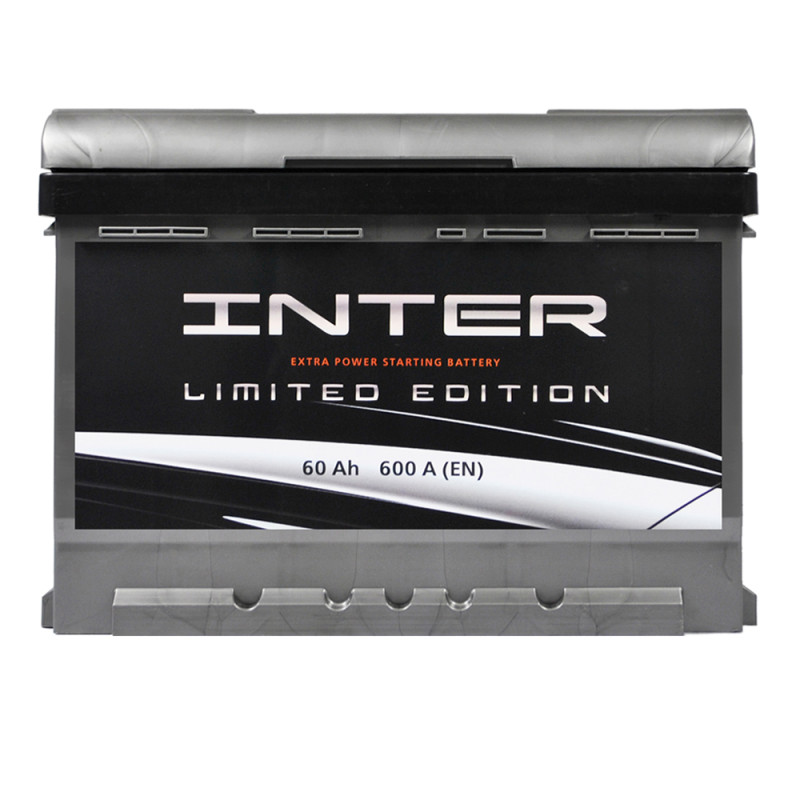 Автомобільний акумулятор INTER limited edition  60Ah 600A L+ (L2B)