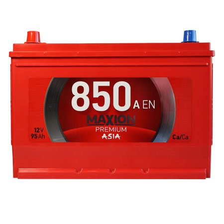 Автомобільний акумулятор MAXION Premium Asia 95Аh 850A L+ (N70)