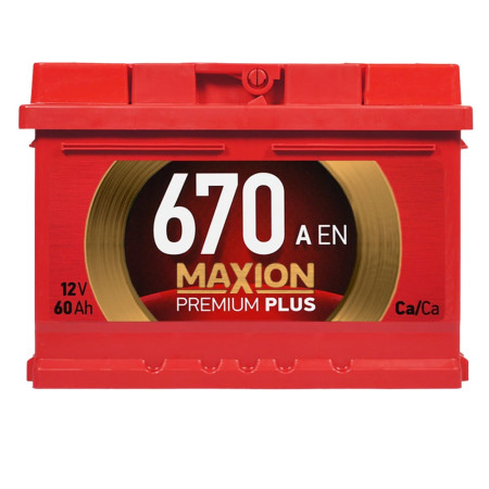 MAXION Premium Plus TR 60Аh 670A R+ (L2)