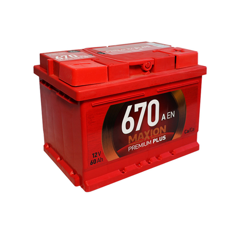 Автомобільний акумулятор MAXION Premium Plus TR 60Аh 670A R+ (L2B)