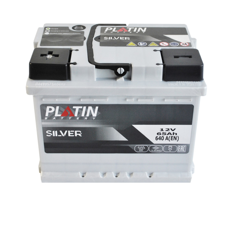 Автомобільний акумулятор PLATIN Silver MF 65Ah 640A L+ (L2)