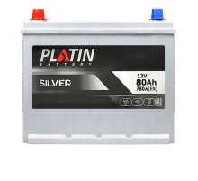 Автомобільний акумулятор PLATIN Silver Asia SMF 80Ah 780A L+ (N50) н.к.