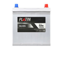 Автомобільний акумулятор PLATIN Silver Asia SMF 42Ah 370A R+ (NS40) т.к. н.к