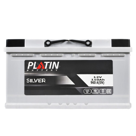 Автомобільний акумулятор PLATIN Silver MF 110Ah 960A R+ (L5)