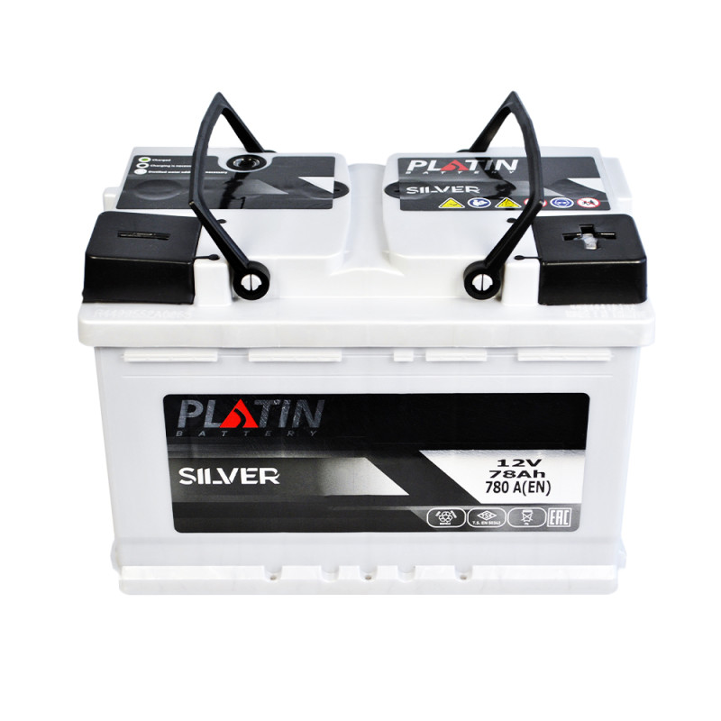 Автомобільний акумулятор PLATIN Silver MF 78Ah 780A R+ (L3)