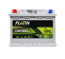 Автомобільний акумулятор PLATIN Silver Diesel MF 68Ah 640A L+ (L2)