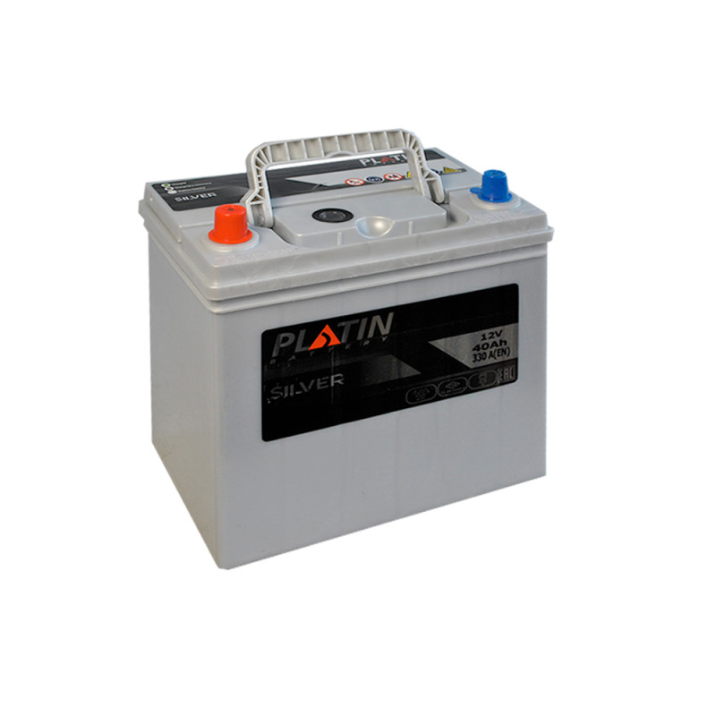 Автомобільний акумулятор PLATIN Silver Asia SMF 40Ah 330A L+ (NS40)