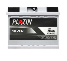 Автомобільний акумулятор PLATIN Silver MF 70Ah 670A R+ (L2)