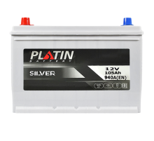 Автомобільний акумулятор PLATIN Silver Asia SMF 100Ah 920A L+ (N70) н.к.