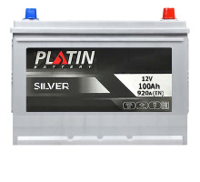 Автомобільний акумулятор PLATIN Silver Asia SMF 100Ah 920A R+ (N70) н.к.