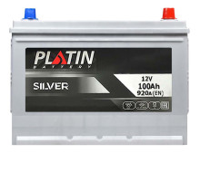 Автомобільний акумулятор PLATIN Silver Asia SMF 100Ah 920A R+ (N70) н.к.