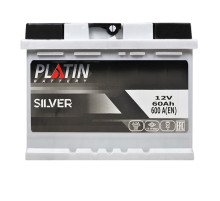 Автомобільний акумулятор PLATIN Silver MF 60Ah 600A R+ (L2)
