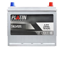 Автомобільний акумулятор PLATIN Silver Asia SMF 75Ah 750A R+ (N50) н.к.