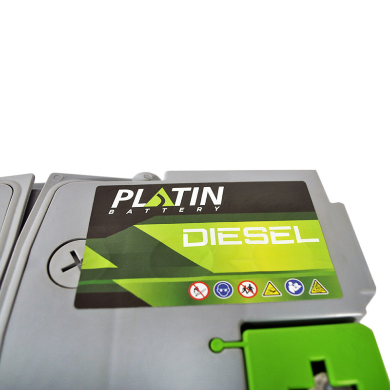 Автомобільний акумулятор PLATIN Silver Diesel MF 100Ah 850A R+ (LB4)